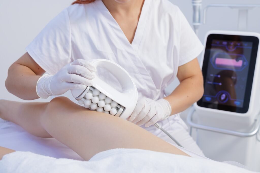 Endosphere Therapy Anti Cellulite Massage and Body Contouring Treatment in Modern Spa Clinic